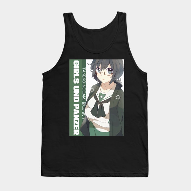 Oryou Takeko Nogami Girls UND Panzer Tank Top by ThomaneJohnson